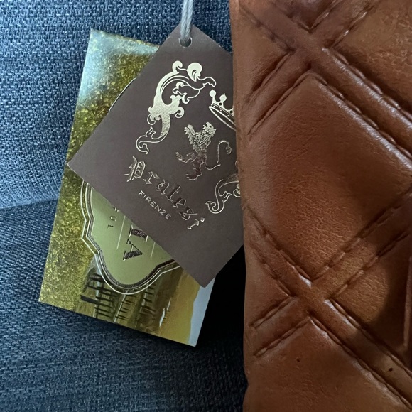 NWT PRATESI FIRENZE CROSSBODY SHOULDER BAG WRISTLET PURSE POUCH - Picture 7 of 14